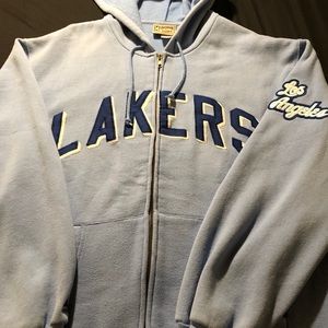 [SOLD] Vintage Throwback Lakers Zip-up Hoodie